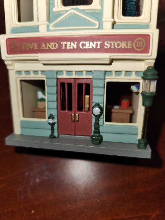 Vintage Hallmark Keepsake Ornament 1992 Five and Ten Cent Store #9 Nostalgic Houses and Shops Series hh1992