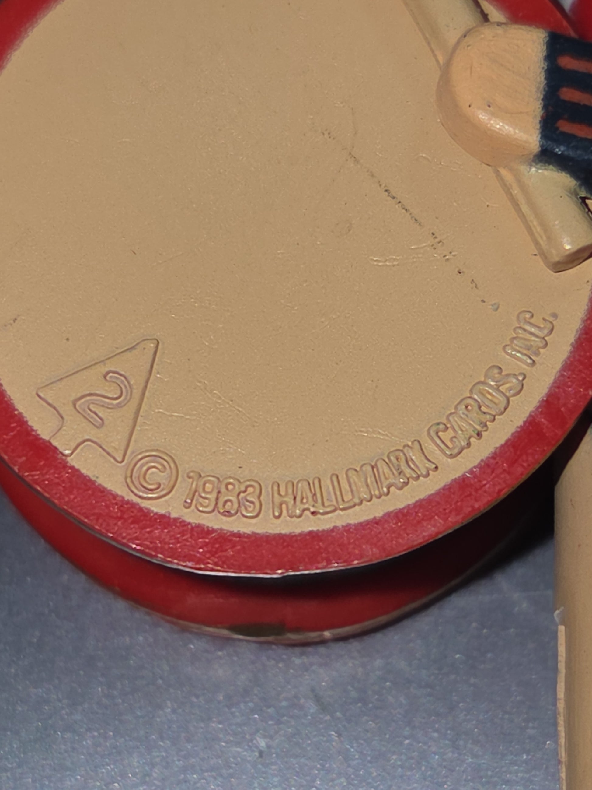 Vintage Hallmark Keepsake Ornament Miniature Clothespin Soldier Drum Tricorn 2nd in Series 1983 no box hos2