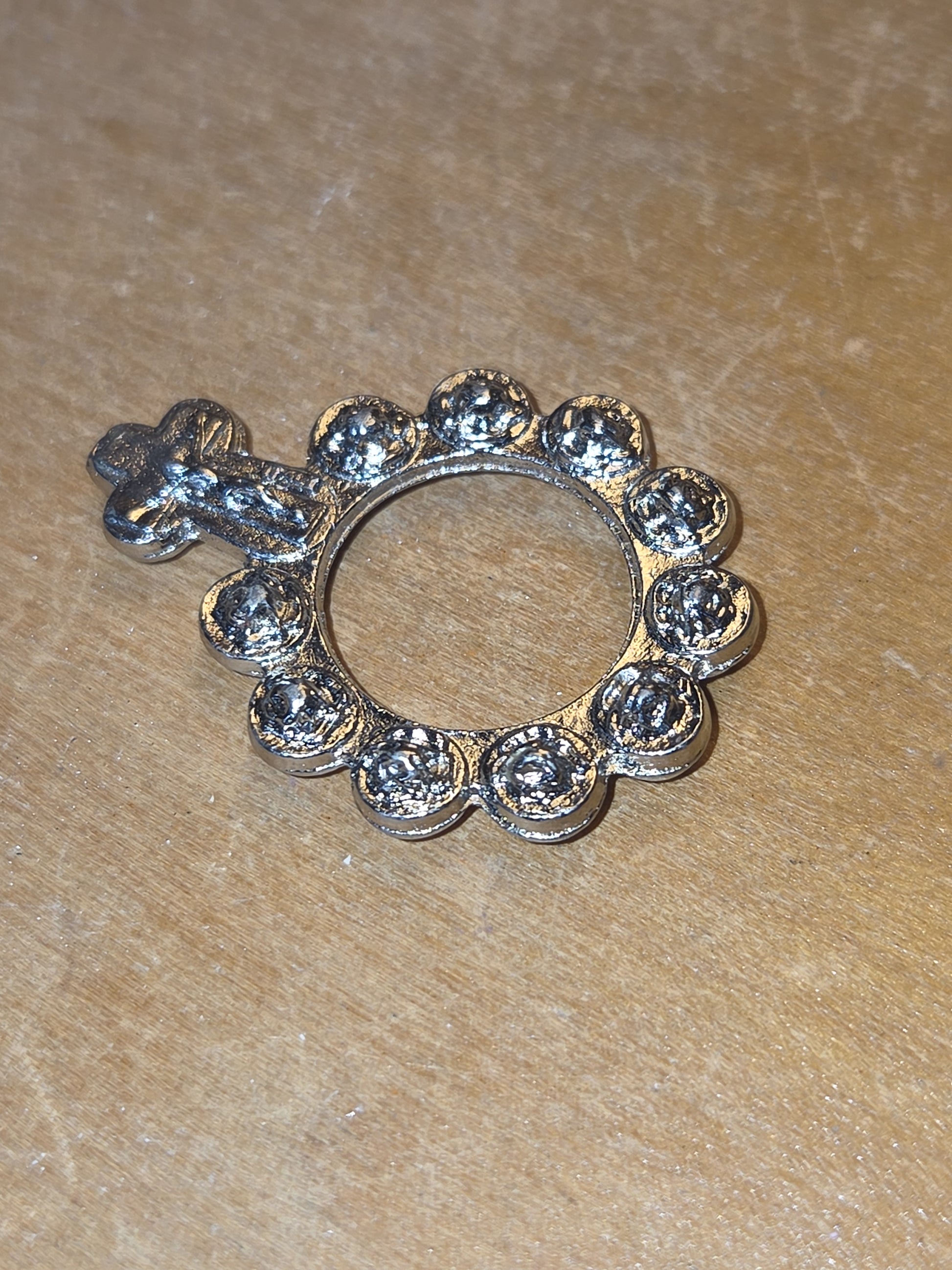 Vintage Rosary Ring and How to Pray the Rosary Booklet Knights of Columbus