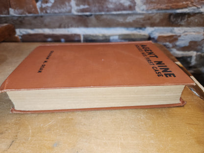 Vintage Hardback Agent Nine Solves His First Case Graham M. Dean 1935 Goldsmith Publishing Company No Dust Cover