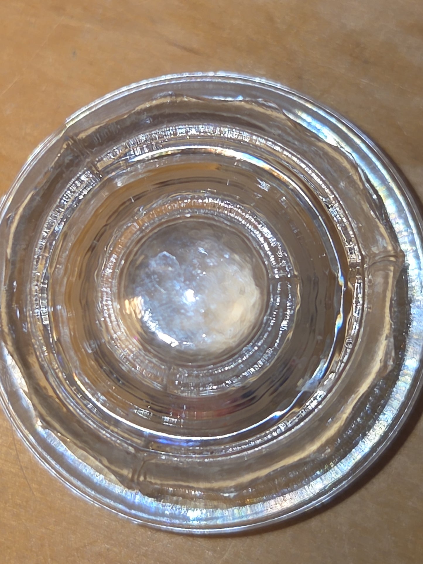 Anyique US Glass Dakota Clear Glass Square Container with Ground Polished Lid 4 1/2" sj4