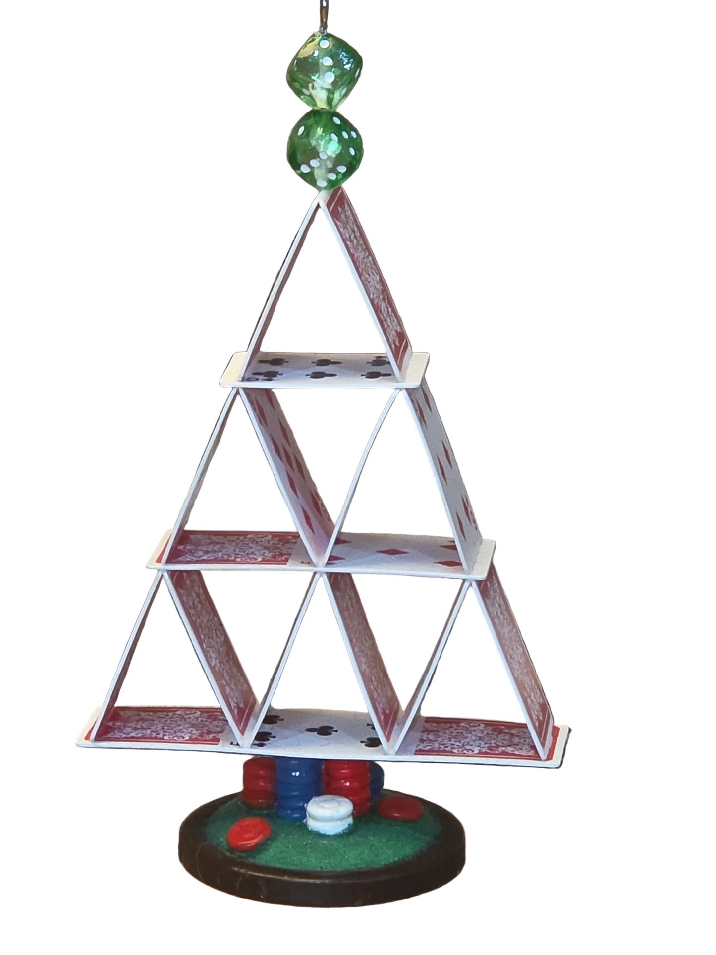 Vintage Keepsake Hallmark Ornament "All In" for Fun! 2006 Playing Cards Poker Chips NO BOX