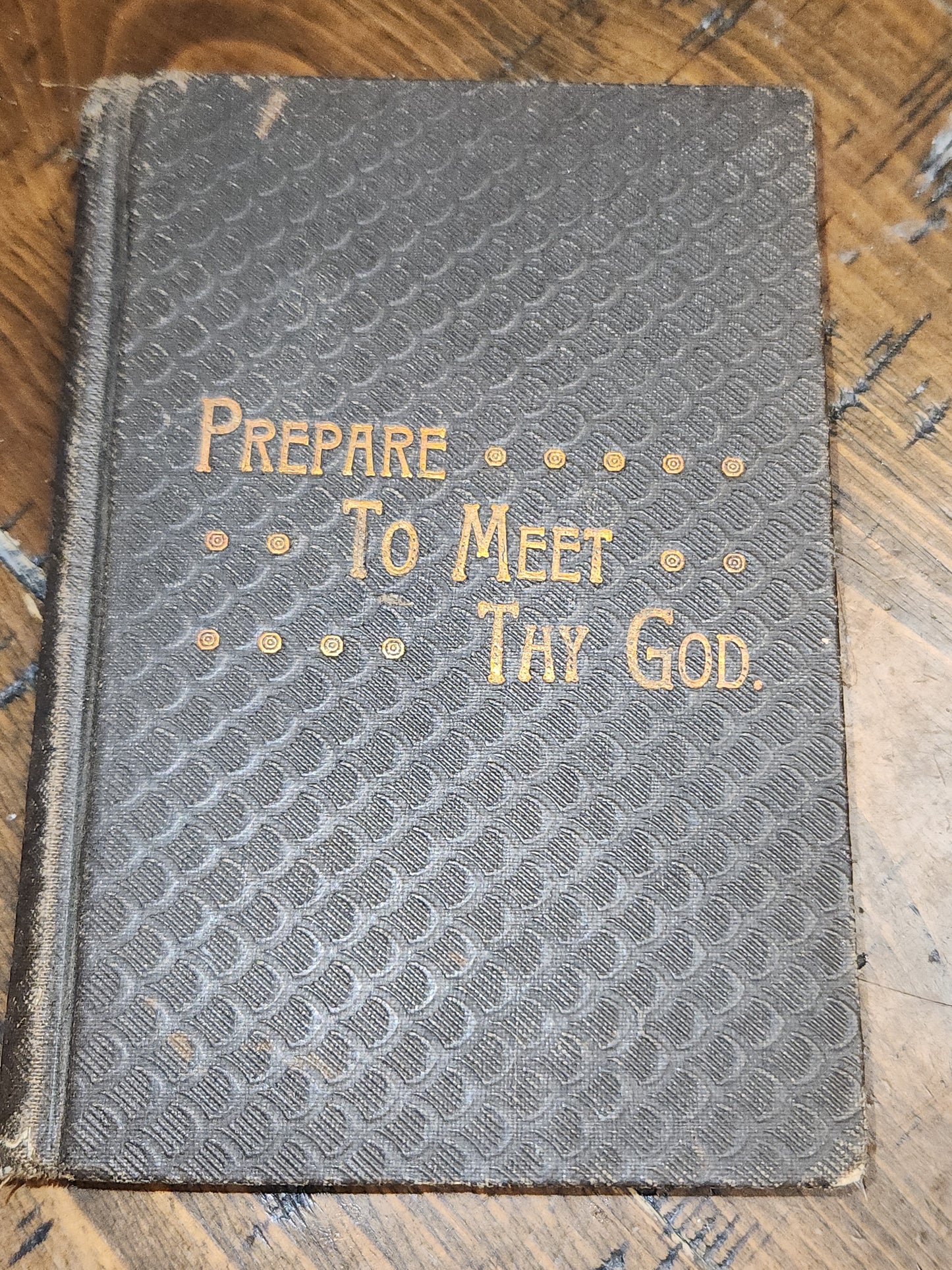 Antique Hardcover Small book Prepare To Meet Thy God by Pastor Simon P. Long The Lutheran Book Concerns vb55