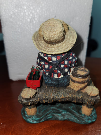 Boyds Bear Coca-Cola Jimmie .... favorite Pastimes figurine Exclusive to Cracker Barrel Cc231b