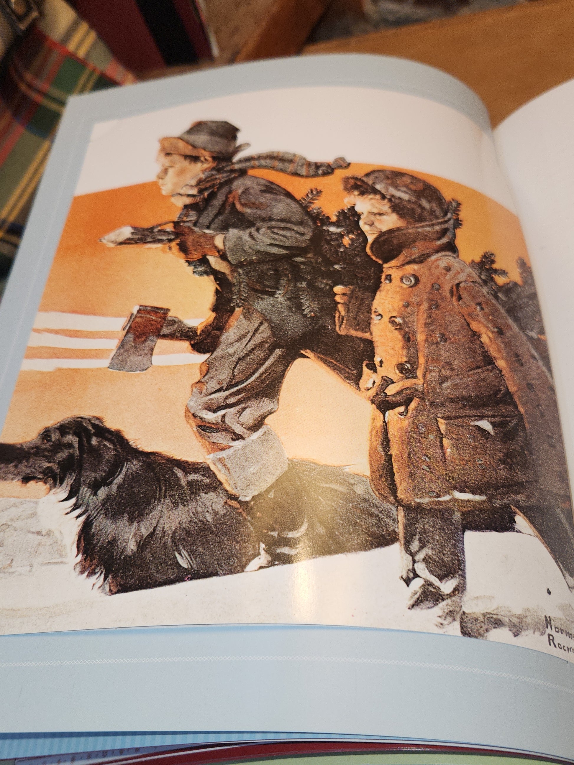 Norman Rockwell's Christmas Book Revised and Updated Edition 8 Frameable Prints bk010