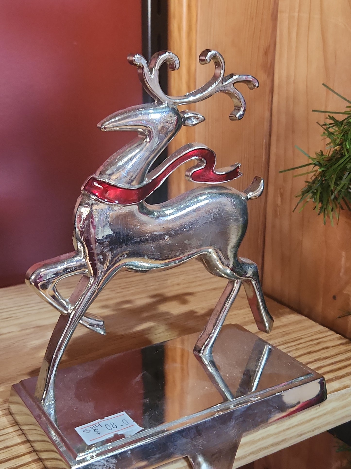 Stocking Holder Reindeer Metal sh4
