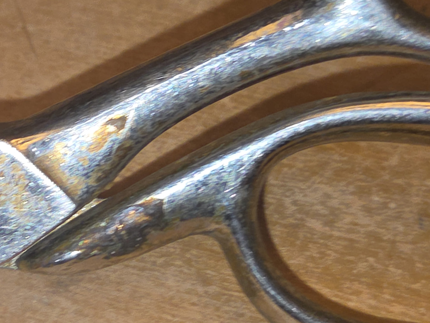 Vintage Richards of Sheffield England Radiant Golden Age Rustless Sewing Scissors Made in England sc9