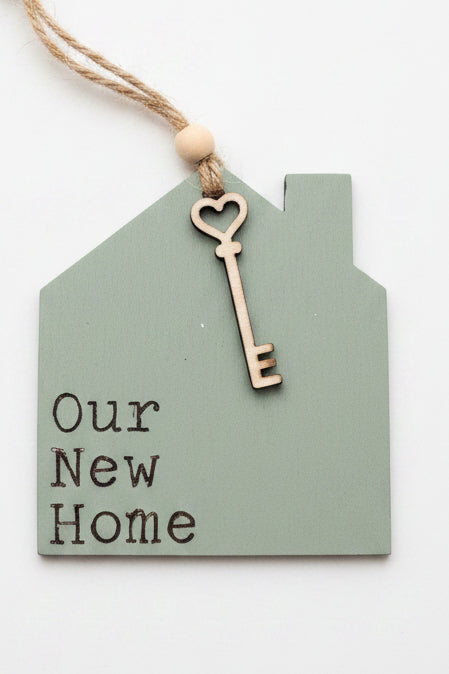 Custom Order Ornament Wooden New House