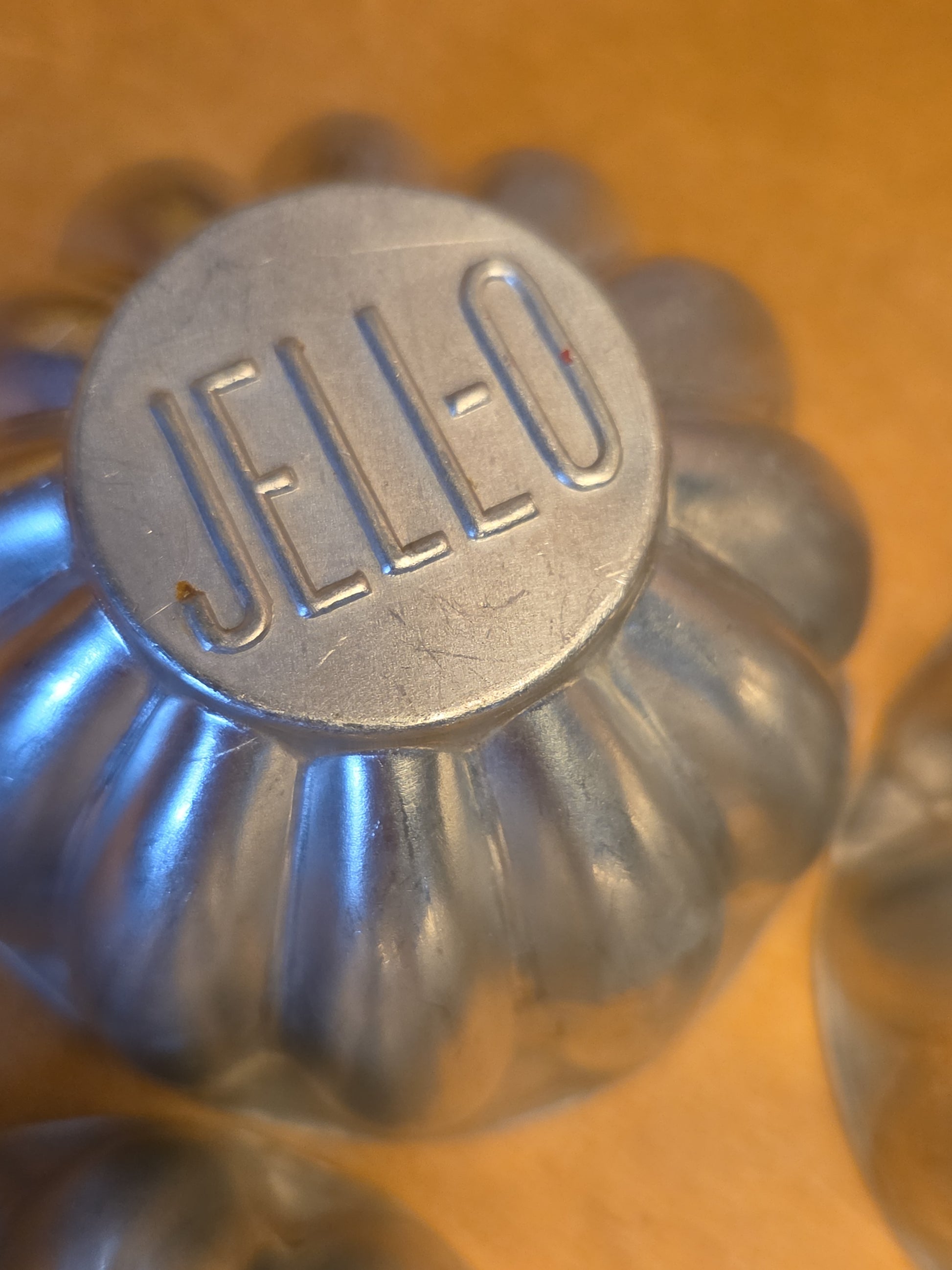 Vintage Jello Brand Aluminum Tins Molds Cake Tart Set of al66