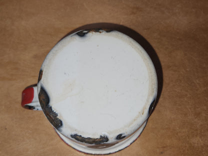 Vintage Enamelware Cup 2 3/4" Tall ew03