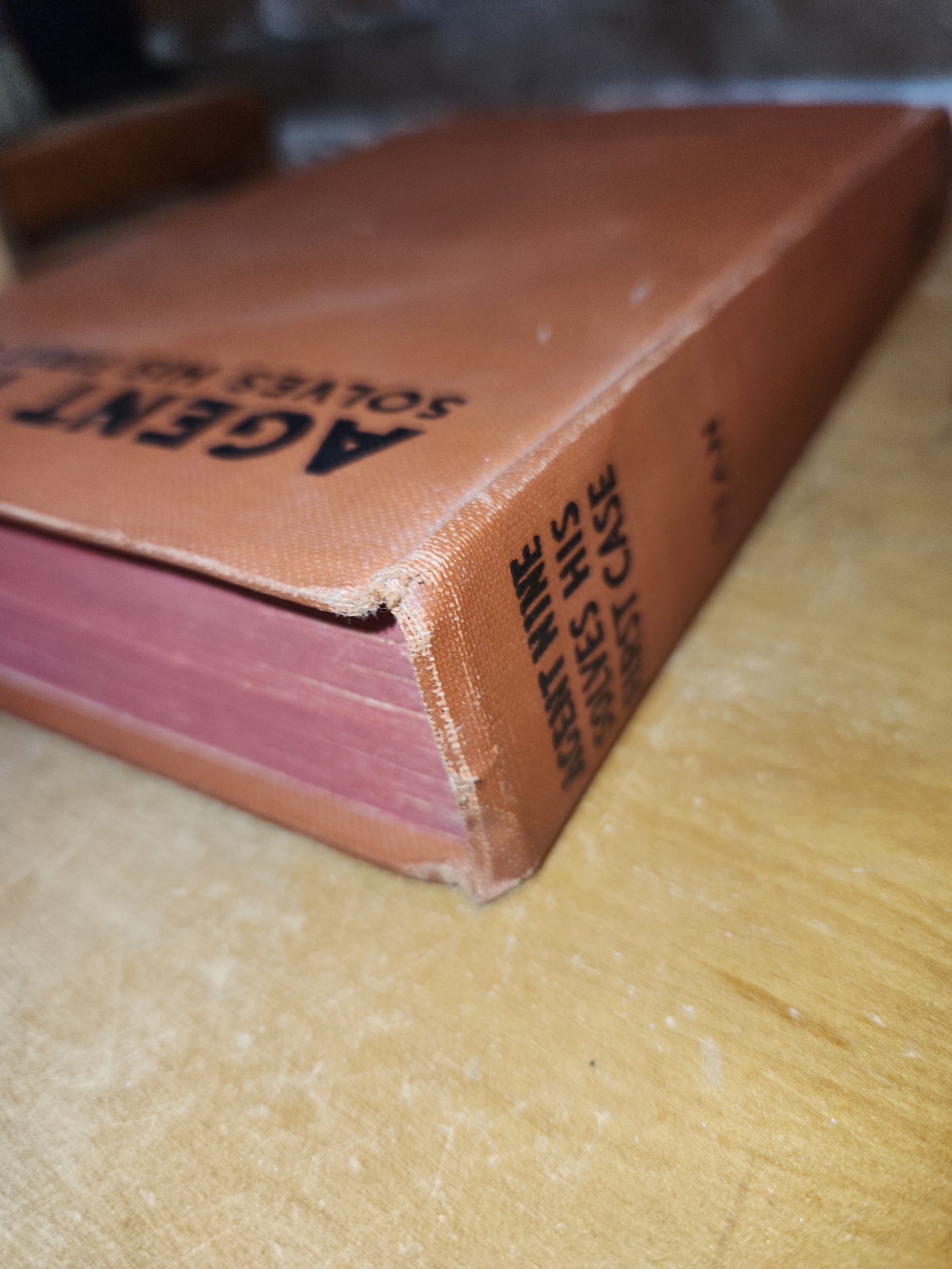 Vintage Hardback Agent Nine Solves His First Case Graham M. Dean 1935 Goldsmith Publishing Company No Dust Cover