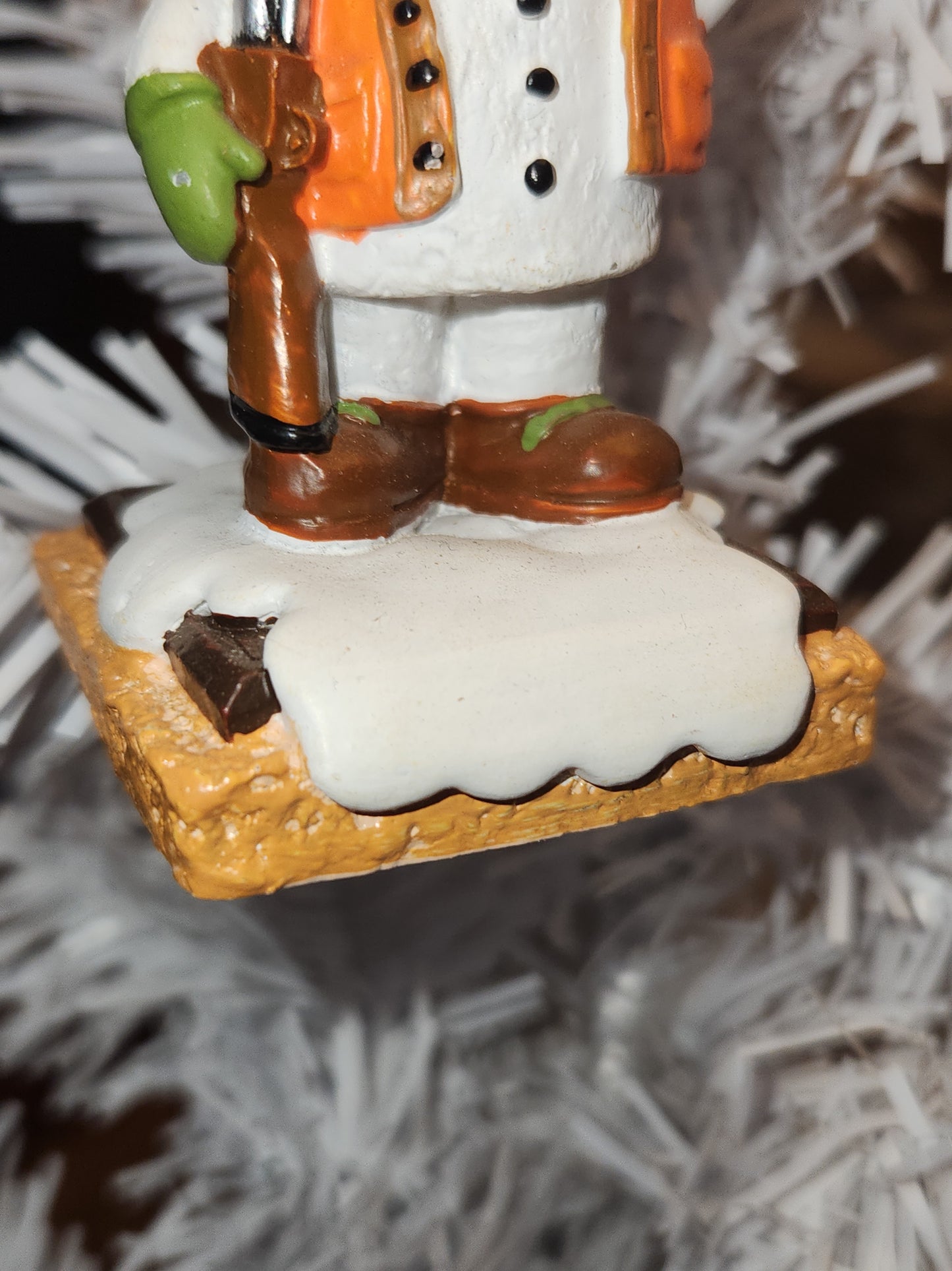 S'Mores Marshmallow Hunter Ornament mo10