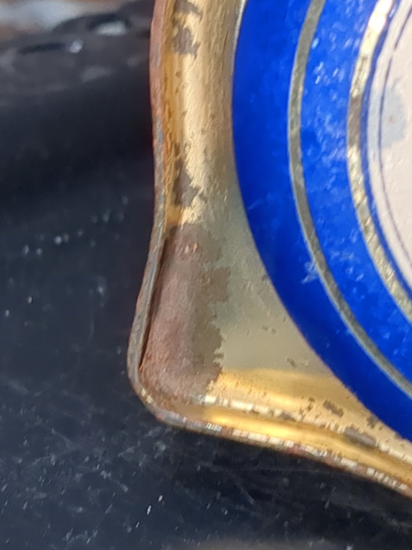 Vintage Bristol Ware Clark's Trade O.N.T. Spool Cotton Tin tin995