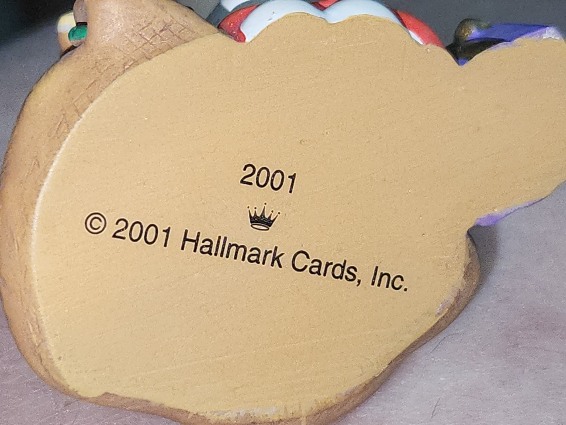 Vintage Hallmark Keepsake Ornament Curius the Elf Handcrafted 2001 h90