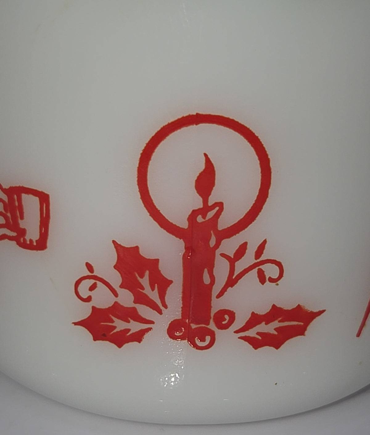 Vintage Hazel Atlass Milk Glass Eggnog Cup Mug Tom & Jerry 1 Replacement Mug
