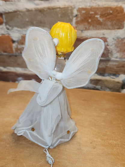 Vintage Christmas Tree Topper 7" Flashing Angel tt09