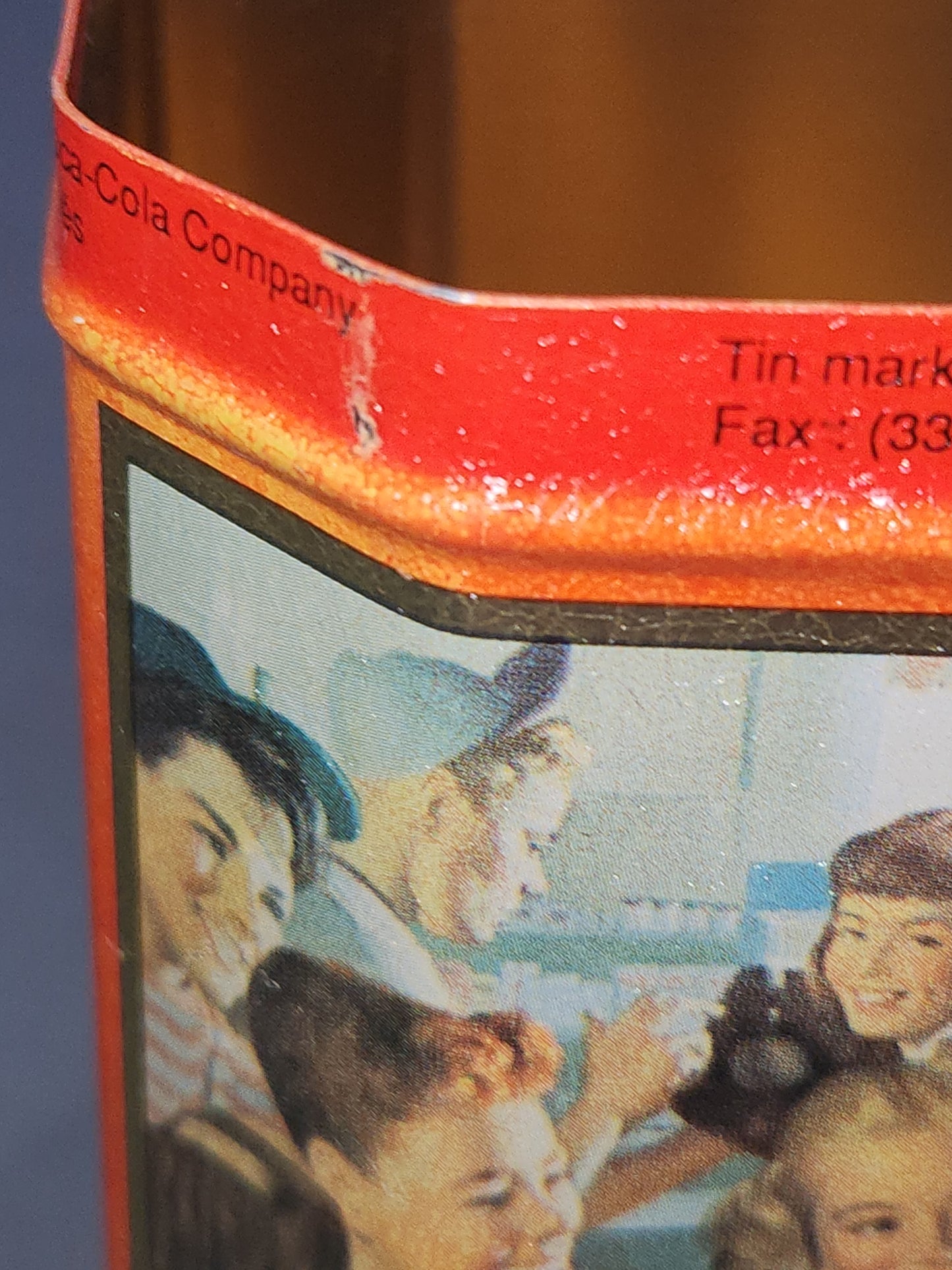 Vintage Tin Coca Cola Red Tin Maltshop Coke cct53