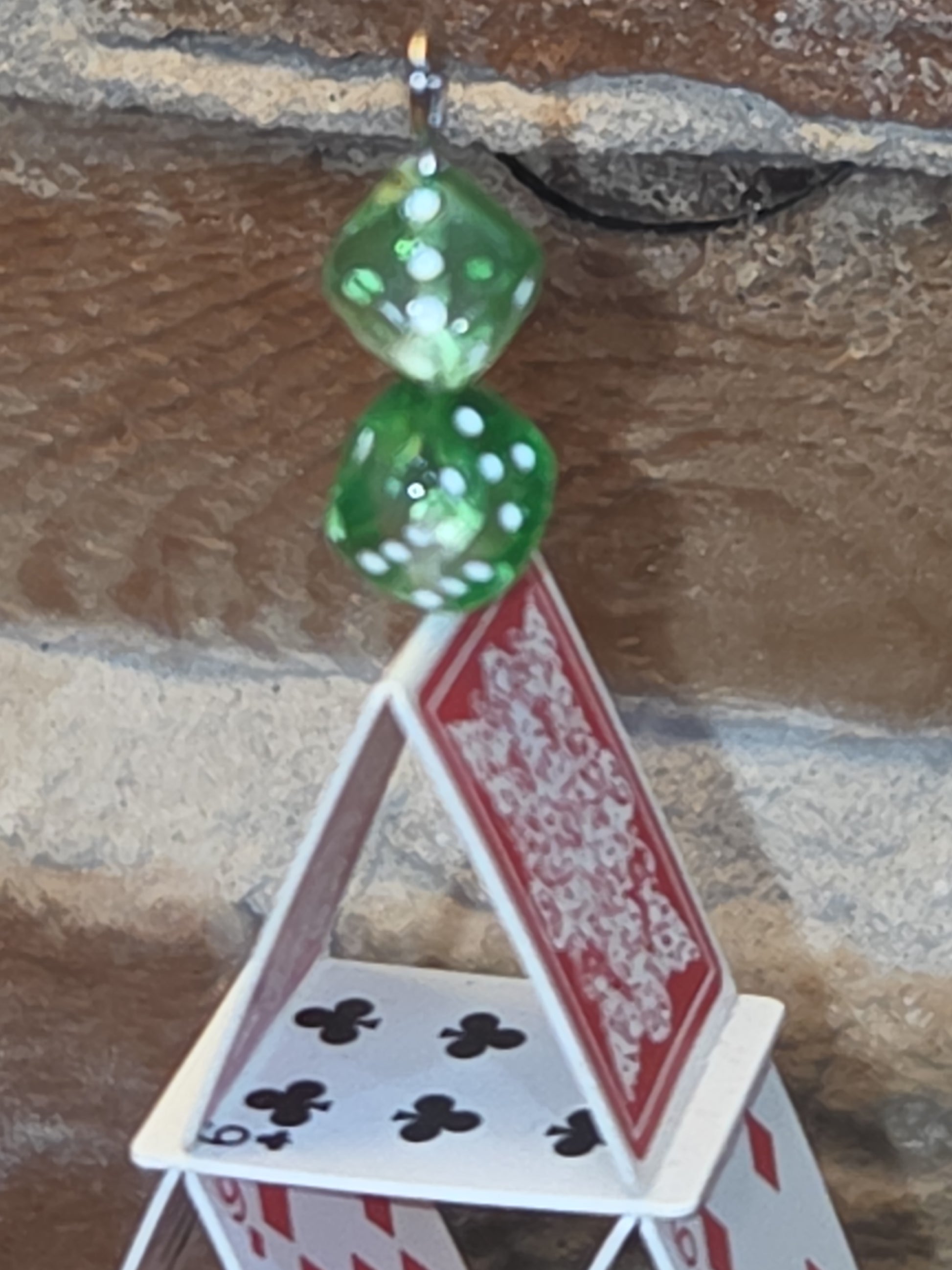 Vintage Keepsake Hallmark Ornament "All In" for Fun! 2006 Playing Cards Poker Chips NO BOX