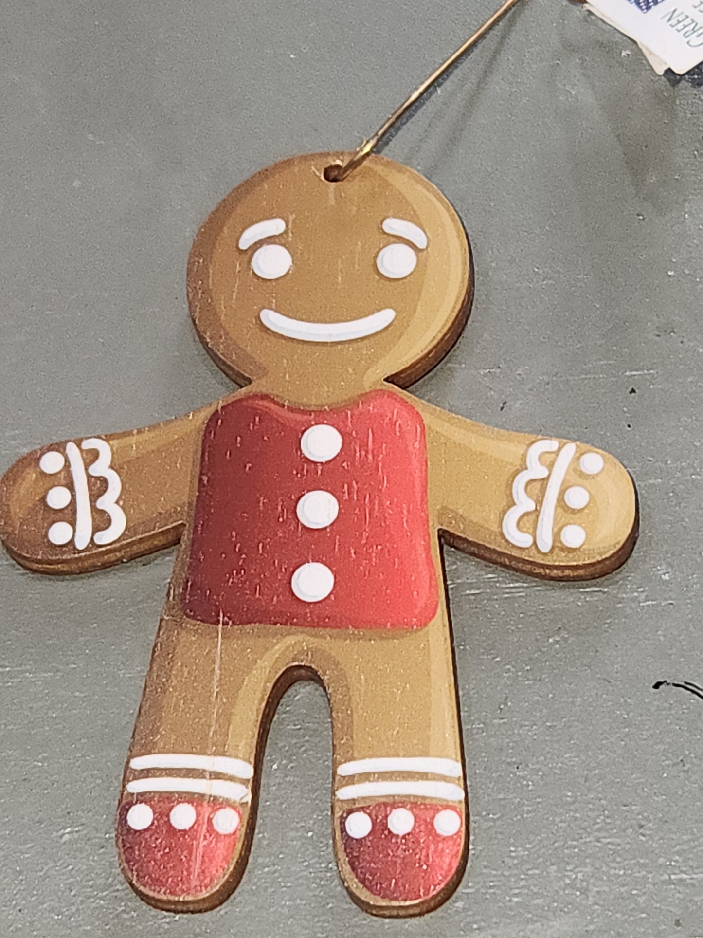 Gingerbread Ornament Recycled