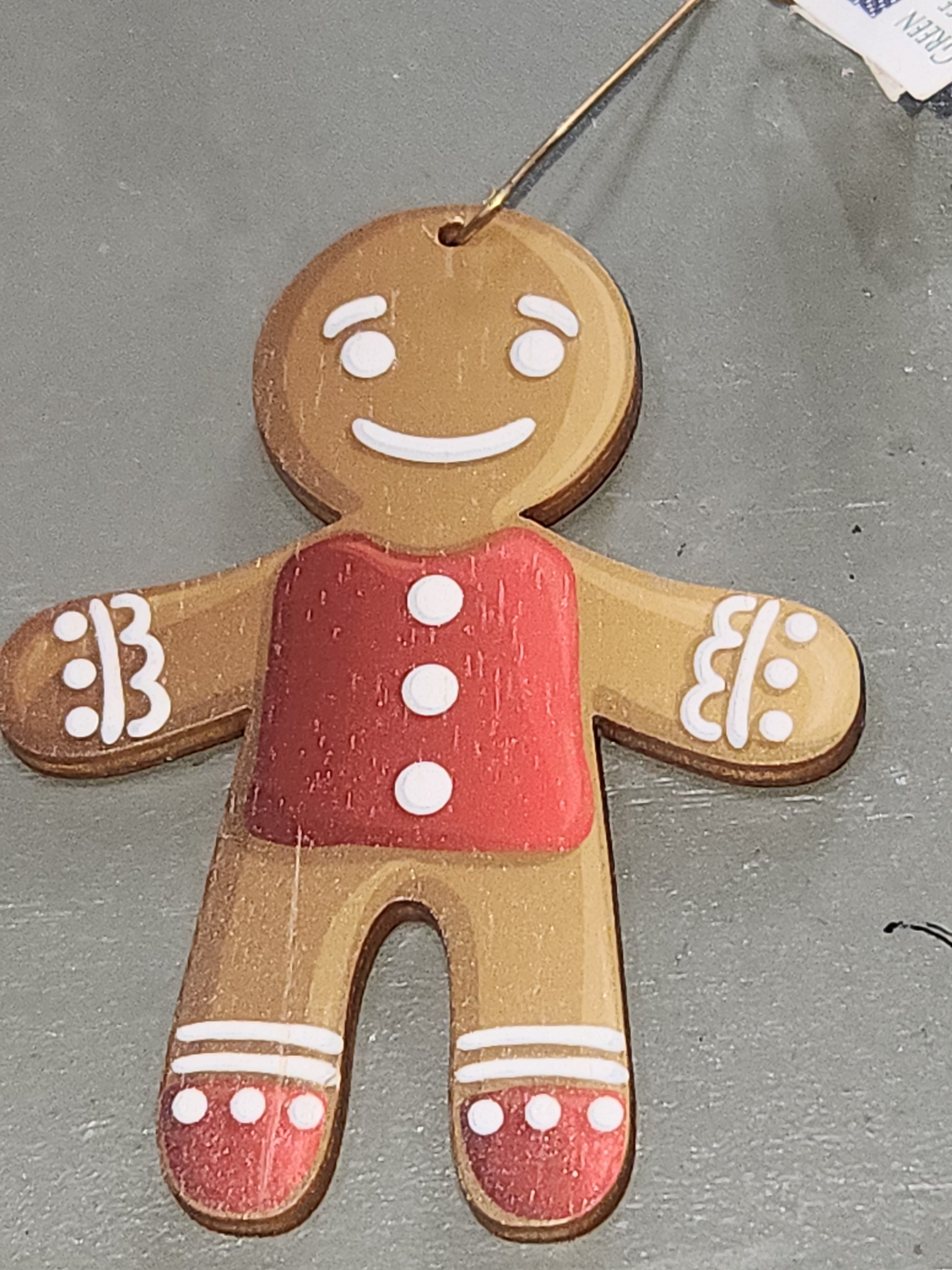 Gingerbread Ornament Recycled