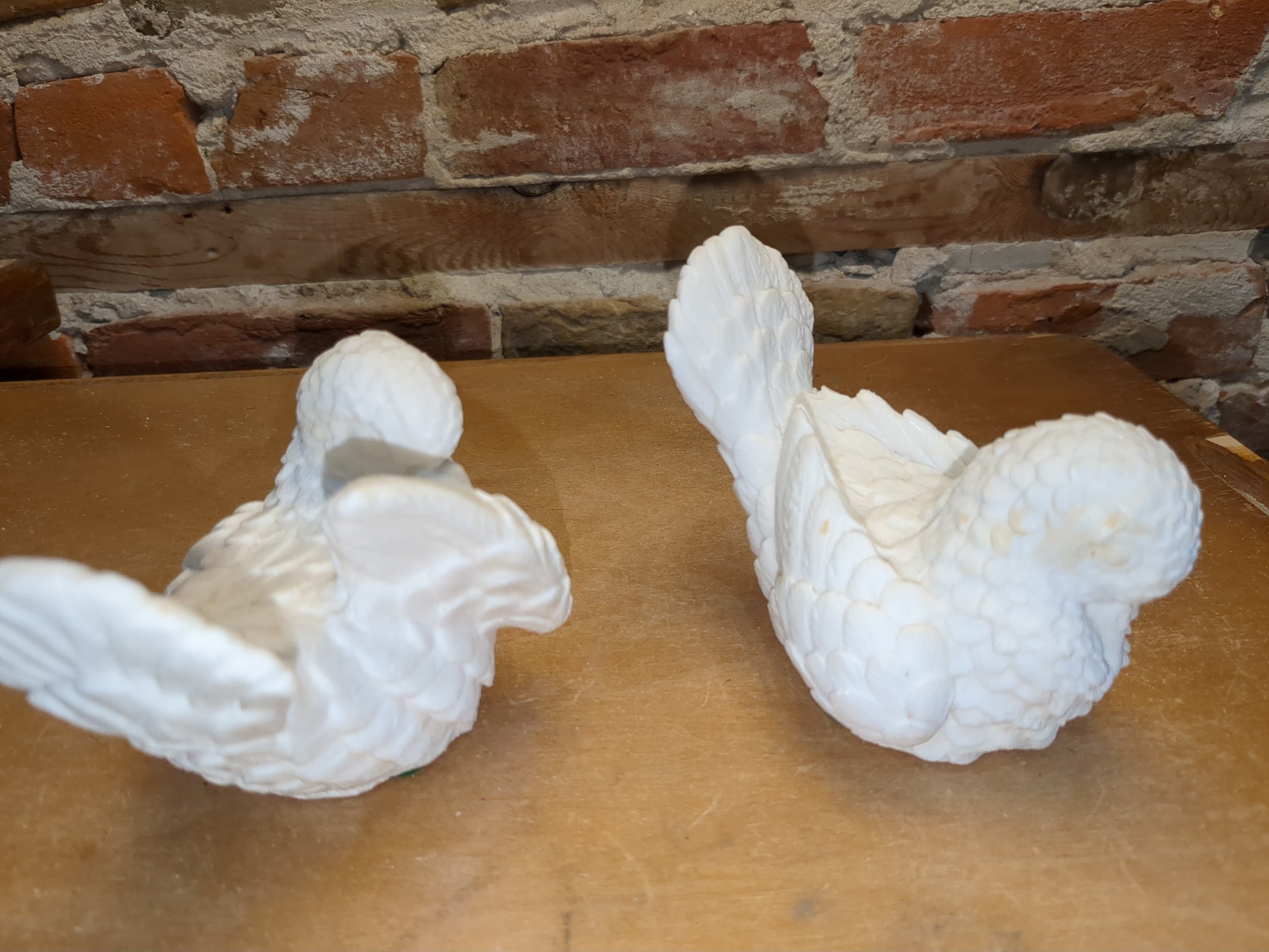 Vintage A. Santini Dove Figurines Made in Italy bf2