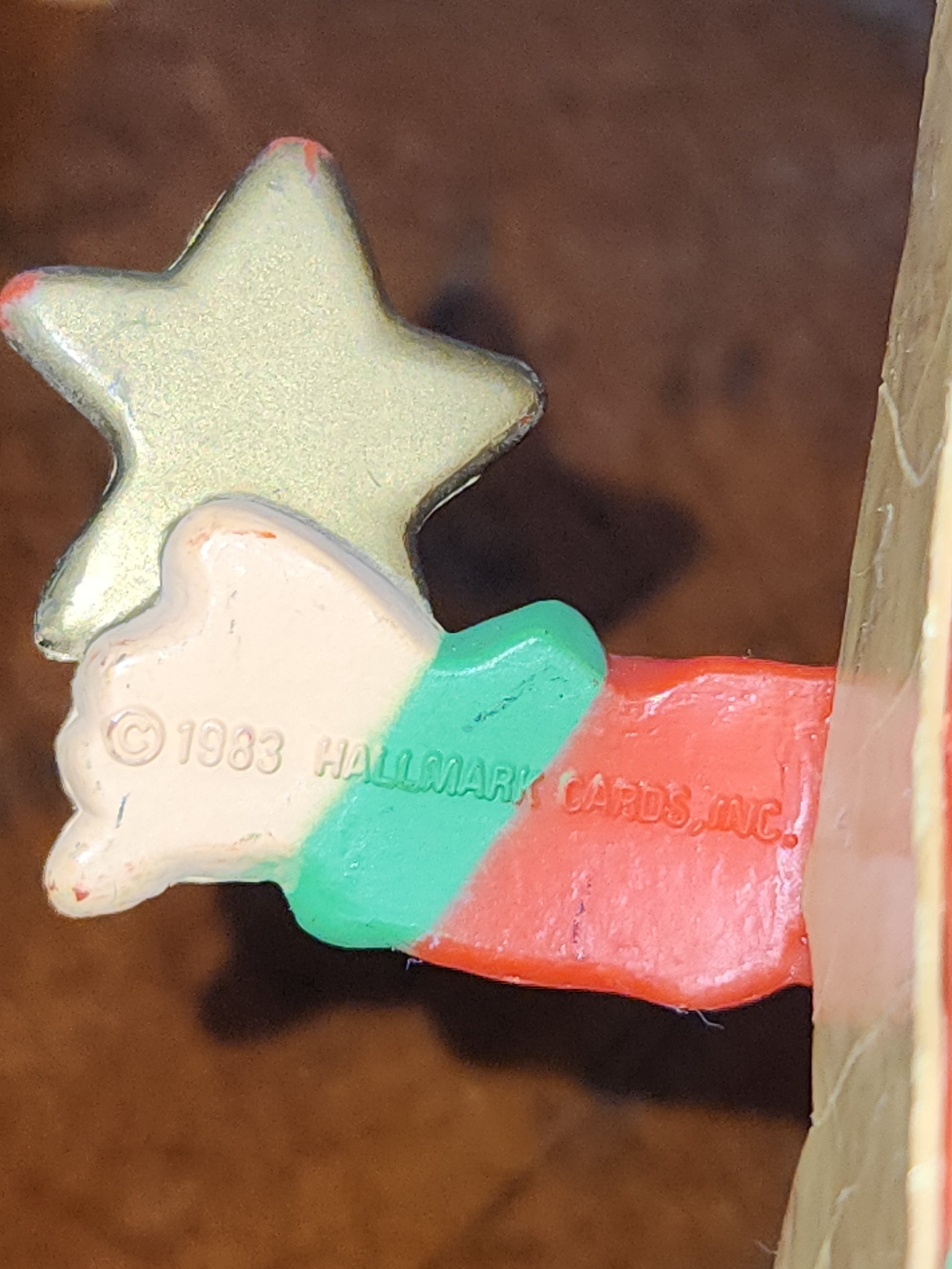 Vintage Hallmark Stocking Holder Angel 1984 sh87