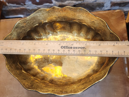 Vintage Brass Compote Bowl Made in India br8