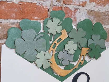 St Patrick's Day Shamrock Insert for Envelope Door Sign *sign sold seperately* EI1