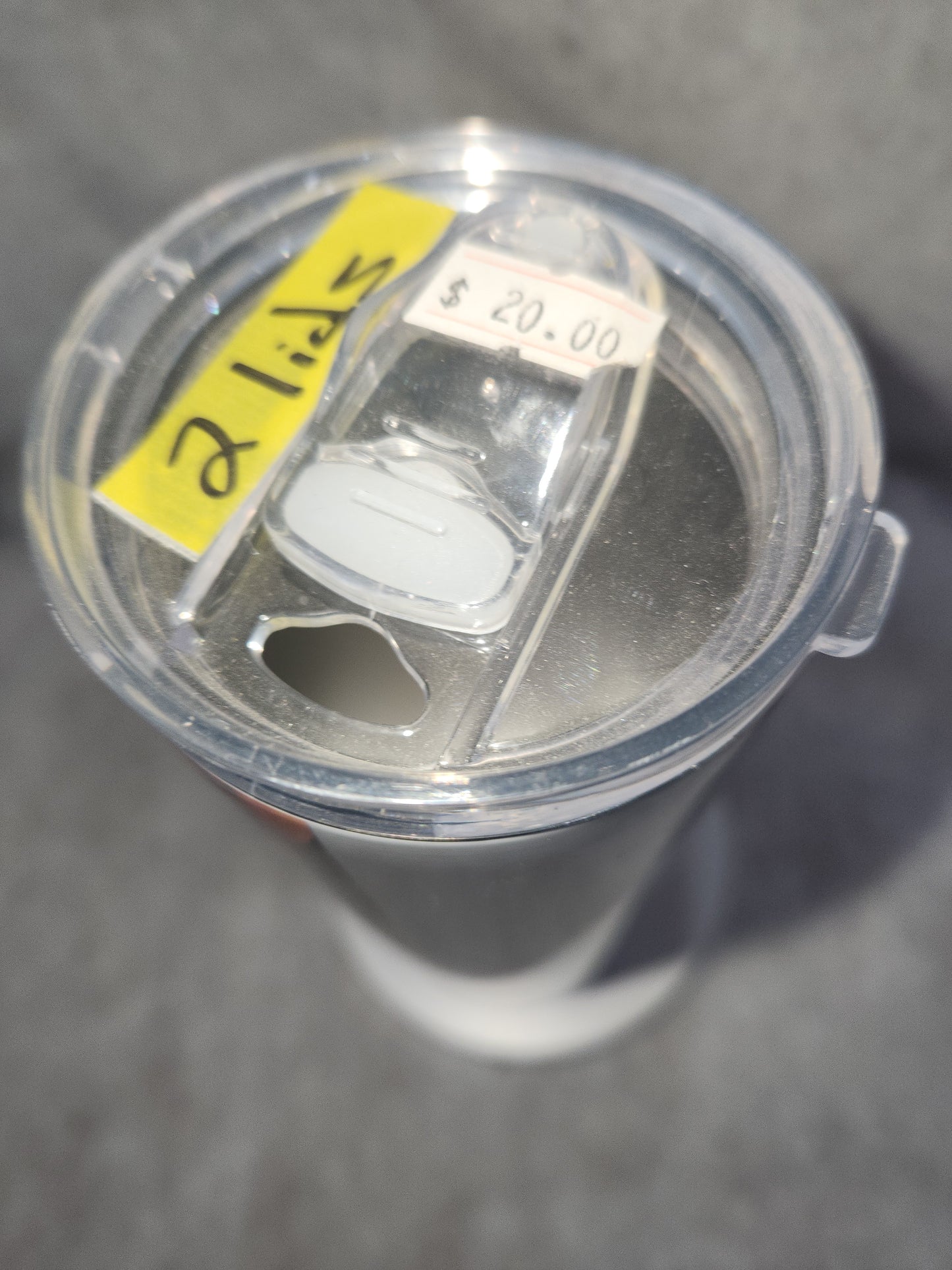 20 Oz Stainless Steel Insulated Tumbler With Two Tops Lion Face tl67