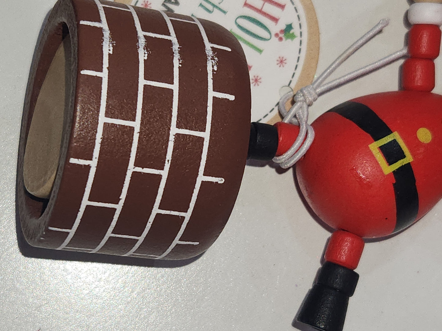 Santa Wooden Push Puppets pp1