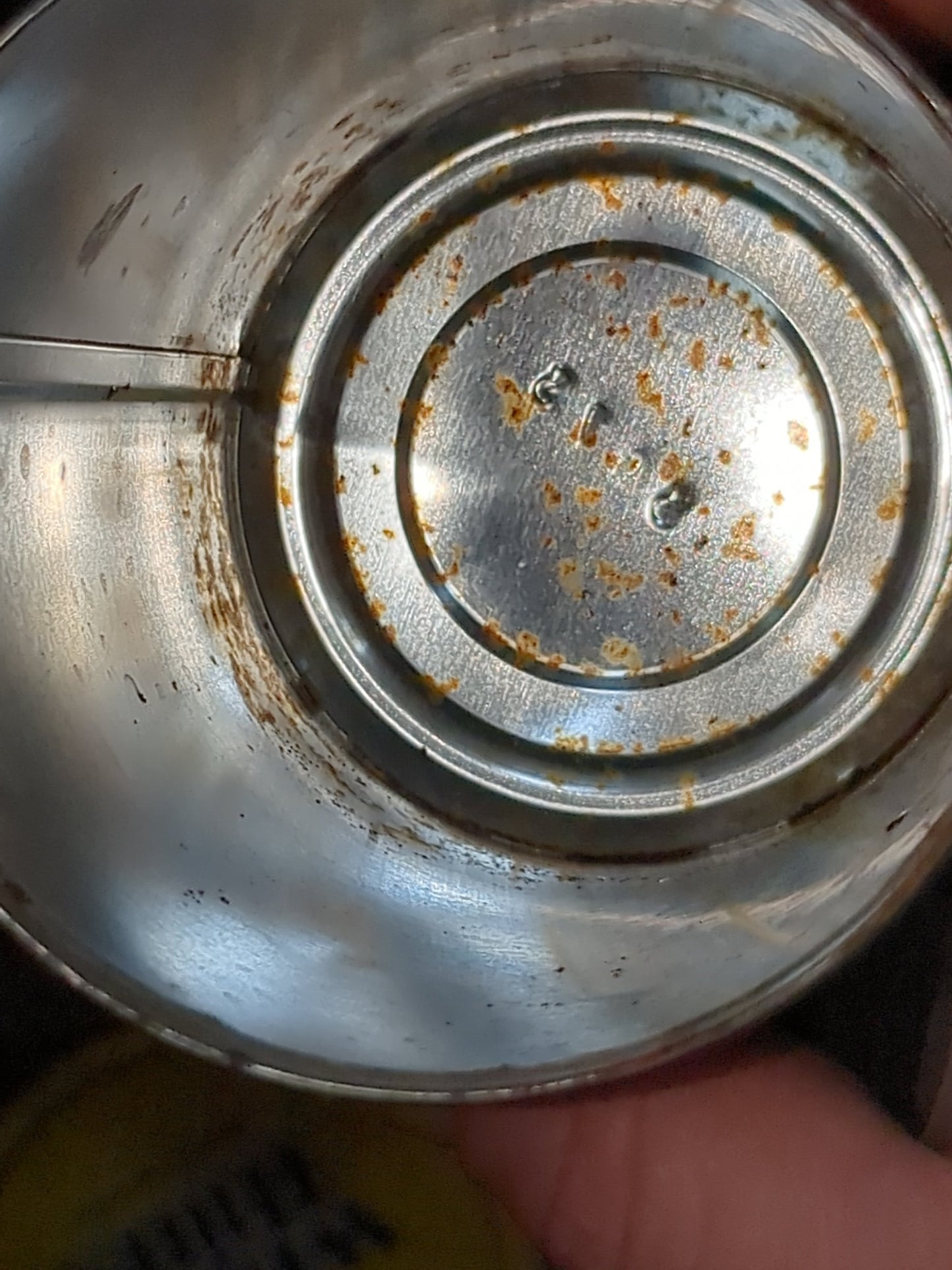 Vintage Glabber Girl baking powder tin996