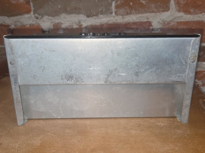Kromex Vintage Aluminum Spice Set of 8 and Rack alu003