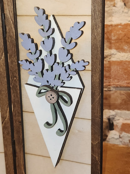 Trio Frame Decor Lavender Spring 10 1/2" tt99