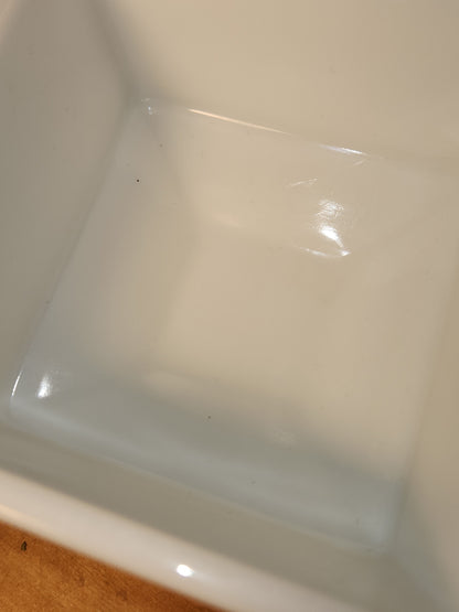 Vintage Westmorland Milk Glass Covered Candy Dish Wedding Pattern mg70