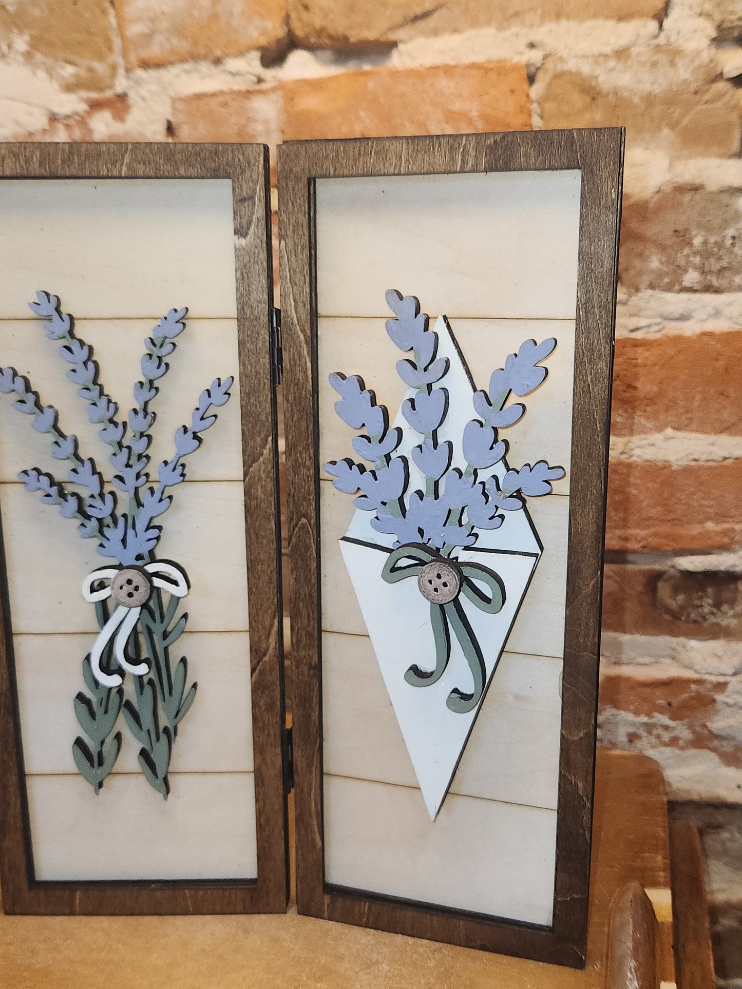 Trio Frame Decor Lavender Spring 10 1/2" tt99