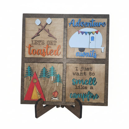 Camping Sunner Insert Kit for Interchangeable Frame Can Fit Arch, Rectangle, or Square Frame FRAMES SOLD SEPARATELY if03
