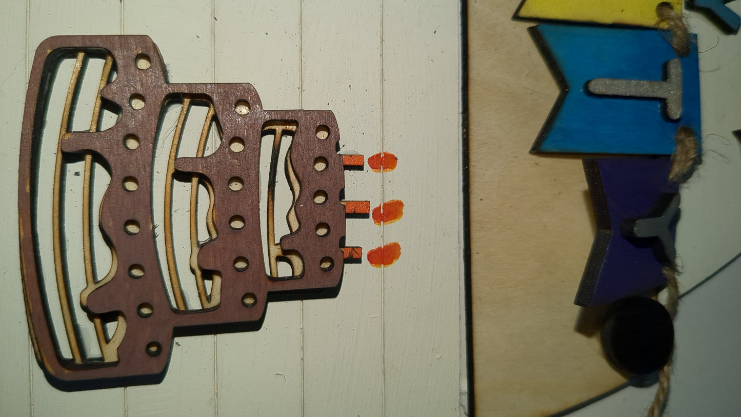 Birthday Kit for Interchangeable arch or rectangle frame. FRAME SOLD SEPARATELY