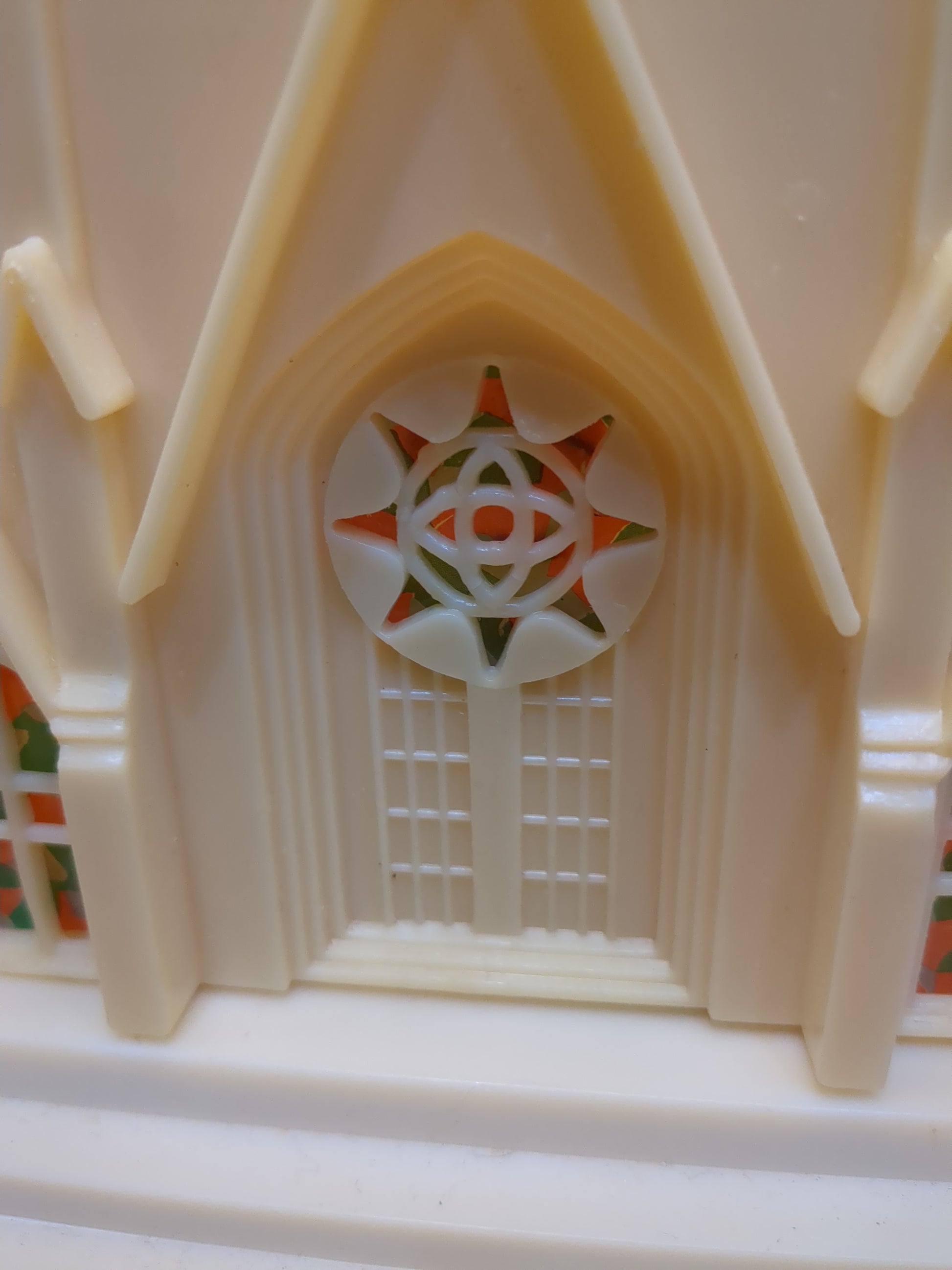 Vintage Musical Church Plays Silent Night AS IS Does Not Light Up Hong Kong