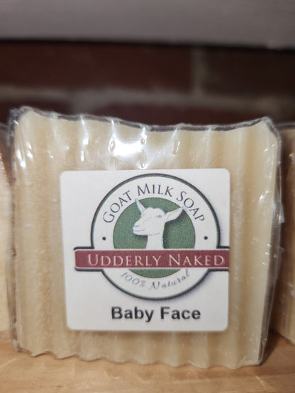Udderly Naked goat milk soap Baby Face UN2