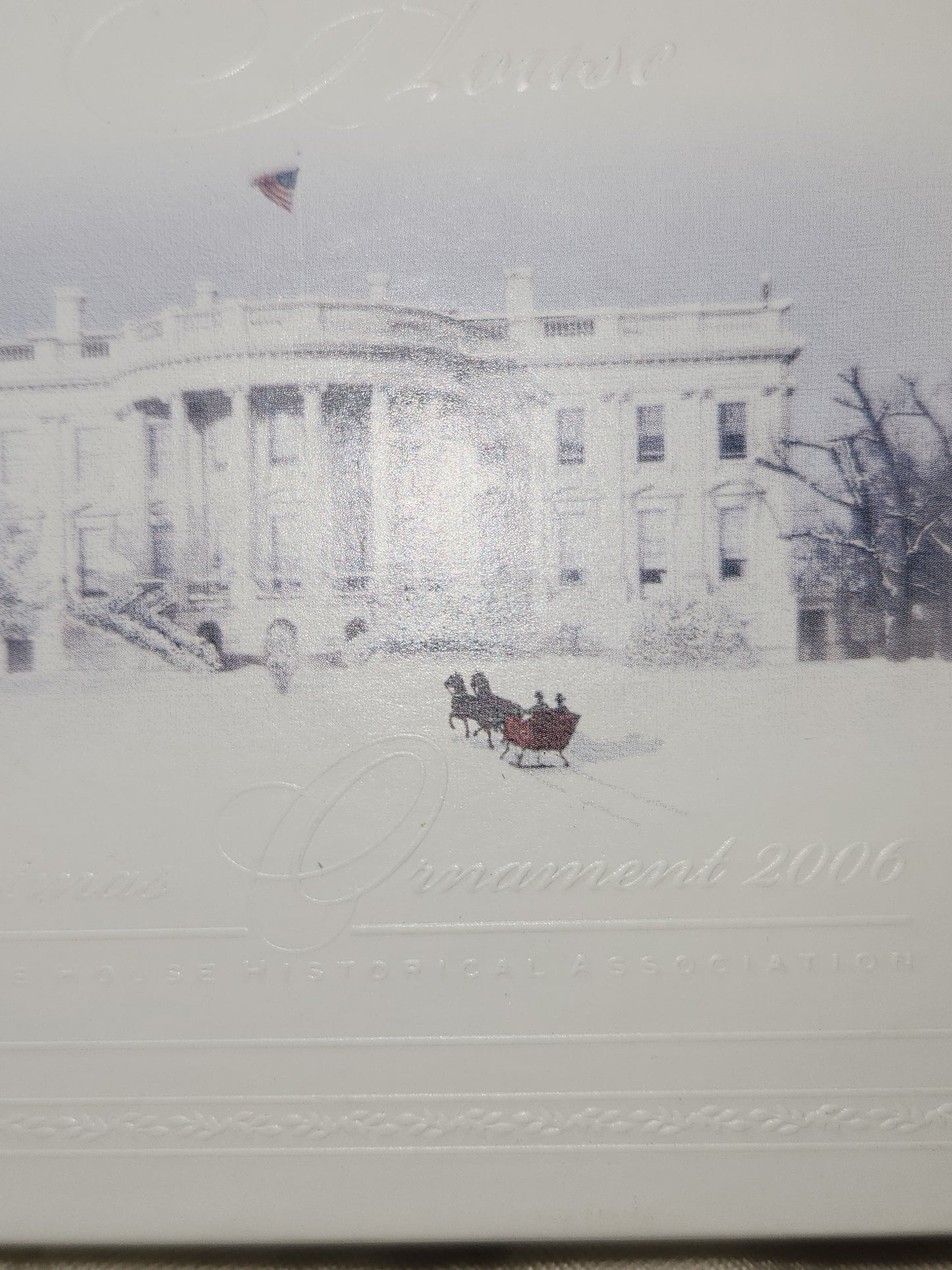 The White House Historical Association Collectible Christmas Ornament 2006 President Chester A. Arthur wh2006