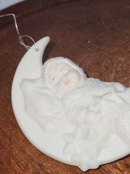 Vintage Department 56 Snowbabies Department 56 Ornament Rock A Bye Baby 1990 CLEARANCE NO BOX sb22