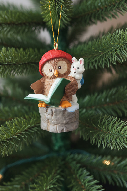 Vintage Hallmark Keepsake Ornament Miniature Owliver First in Owliver Series 1992