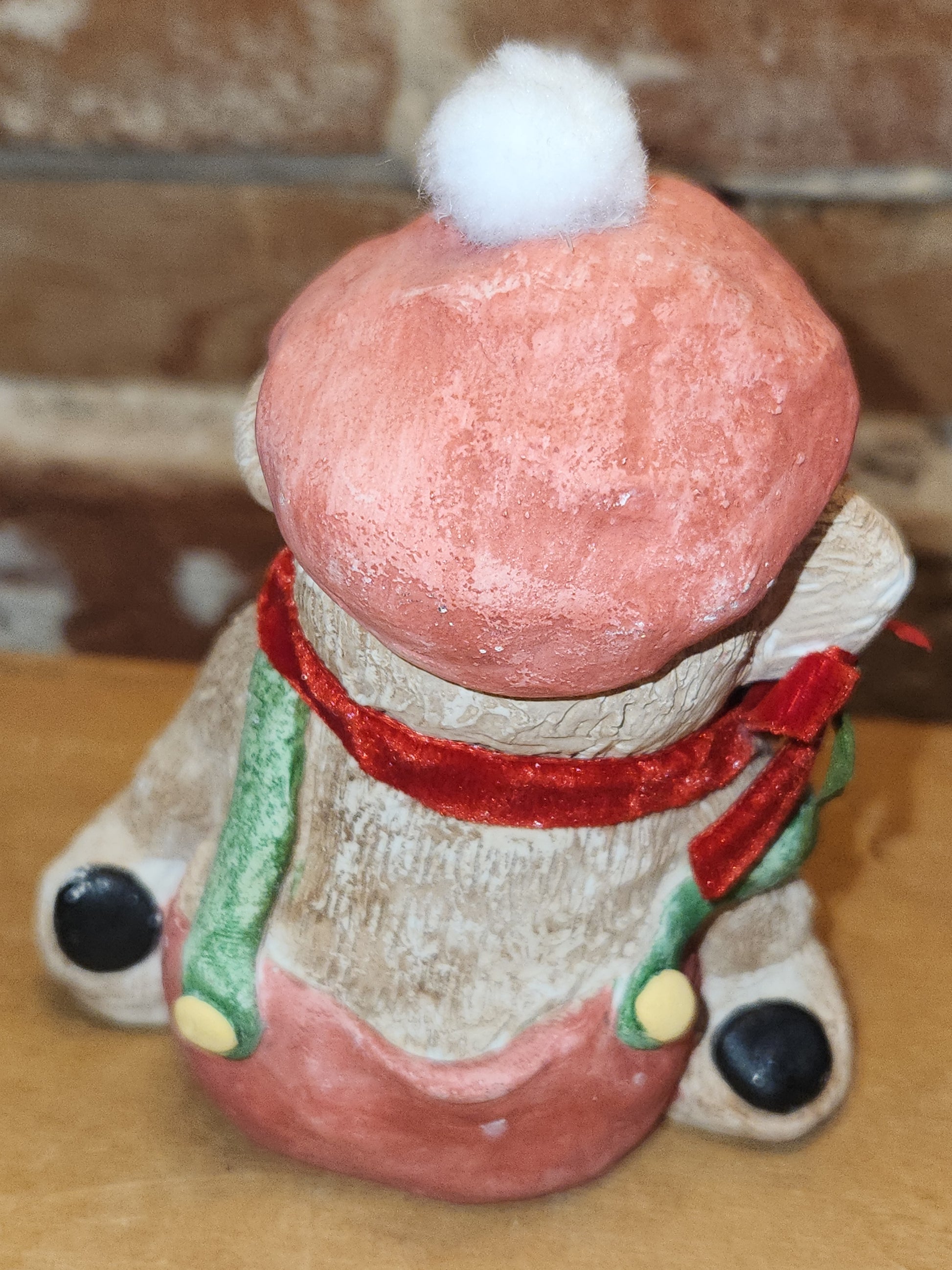 Vintage Dreamsicles Christmas Teddy 1994 Kirstin Haynes Cast Art Industries di16