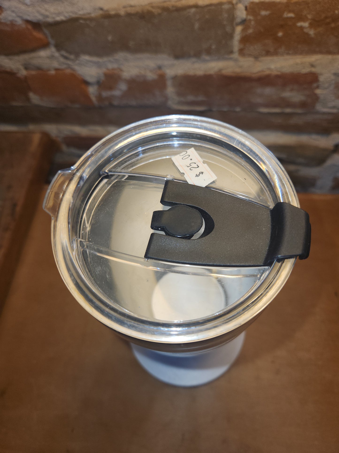 32 oz Stainless Steel Insulated Tumbler with Tumbler Lid and Ring to hold Coffee Cup from Coffee Shop AS IS CLEARANCE ct7