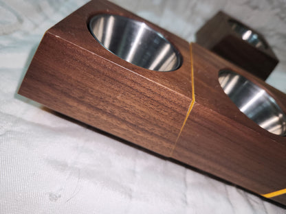 Mid-century wood planter candle holder revolution design planter MCM pl0010