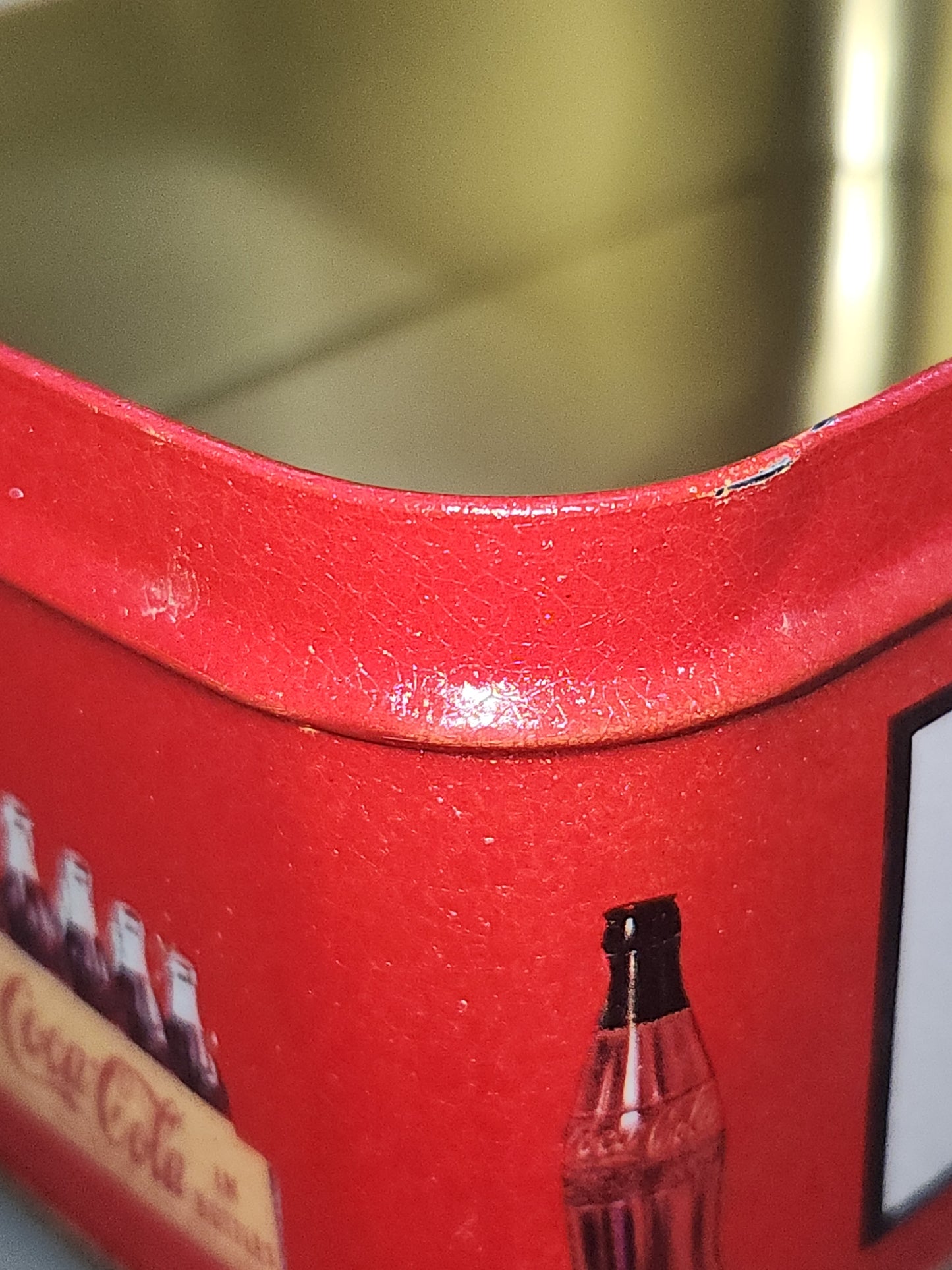 Vintage Coca-Cola Tin It's Pause Tim Mother Seamstress 1993 Coke cct51