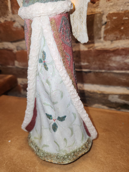 Symphony of Lights Angel Figurine Lights Up And Plays Silent Night an8