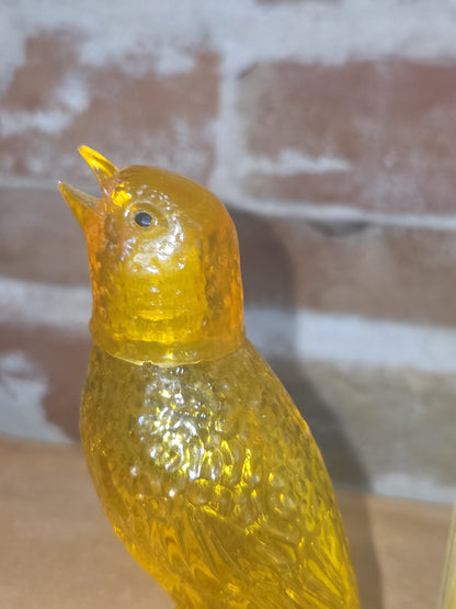 Vintage Avon Golden Notes Canary Moonwind Cologne in Box Yellow Bird