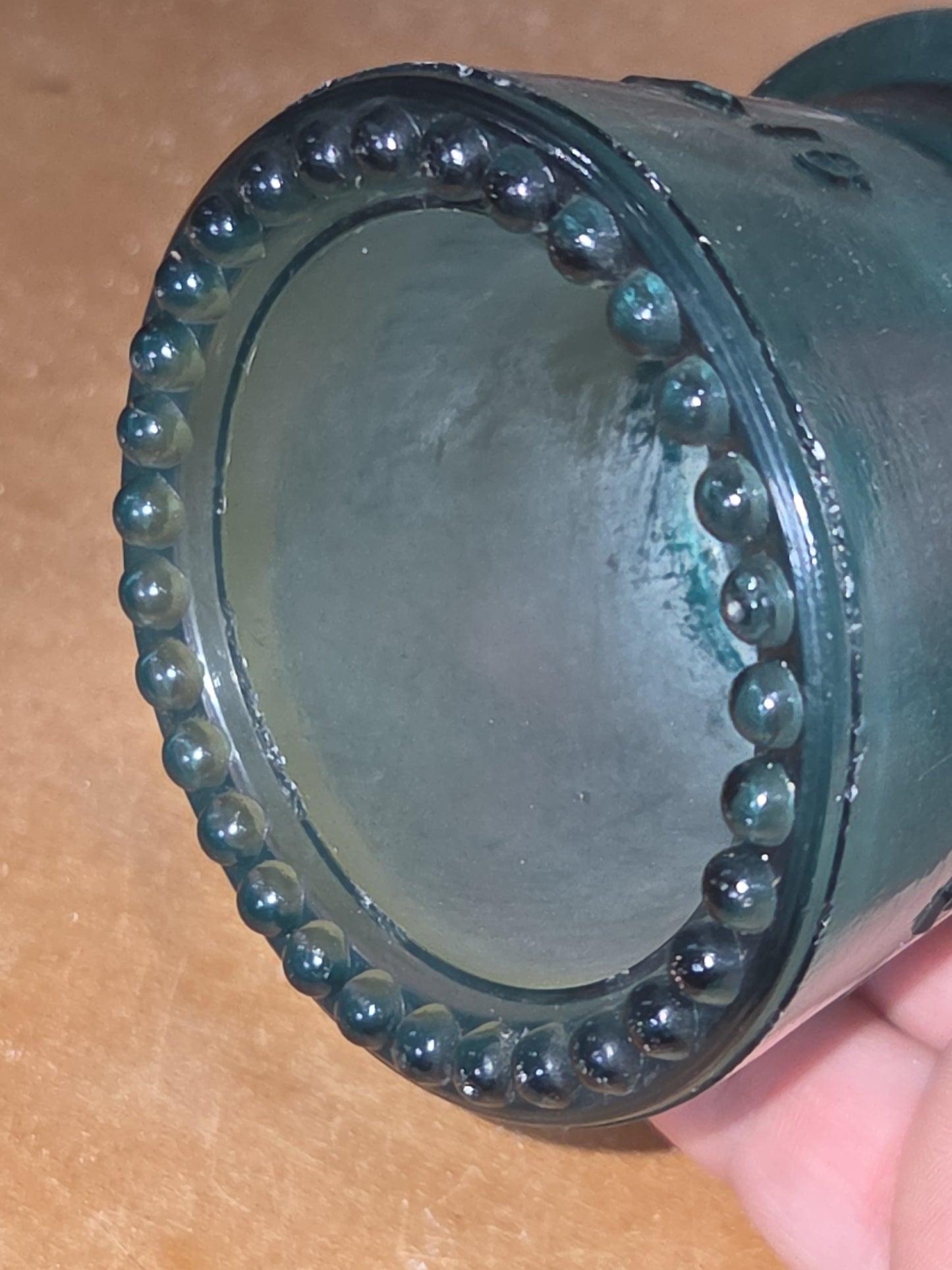 Vintage Insulator Hemingray #16 Teal Glass AS IS h616t