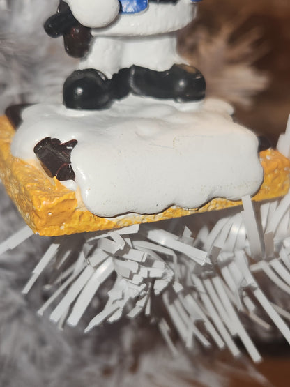 S'Mores Marshmallow Police Officer Ornament mo4